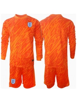 Engleska Golmanski Dječji Domaci Dres kompleti EP 2024 Dugim Rukavima (+ kratke hlače)